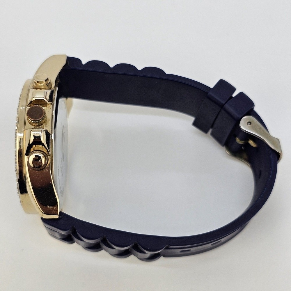 Charming Charlie Women's Watch 46MM Blue Dial Blue Plastic Bands New‎ Battery - Picture 10 of 12
